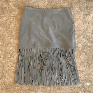 NWT THEPERFEXT suede skirt